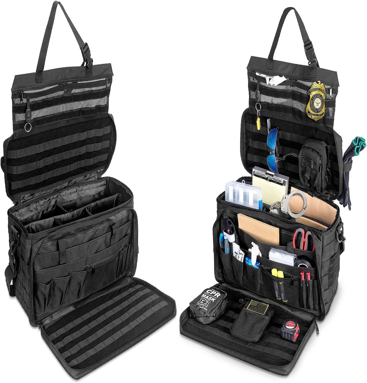 Heavy Duty Water Resistant Tactical Gear Bag with MOLLE Organizer L11225