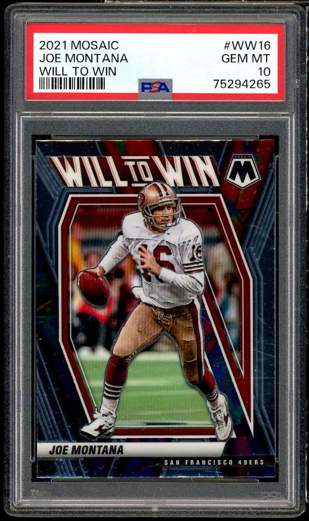 2021 Mosaic Card PSA 10 W353