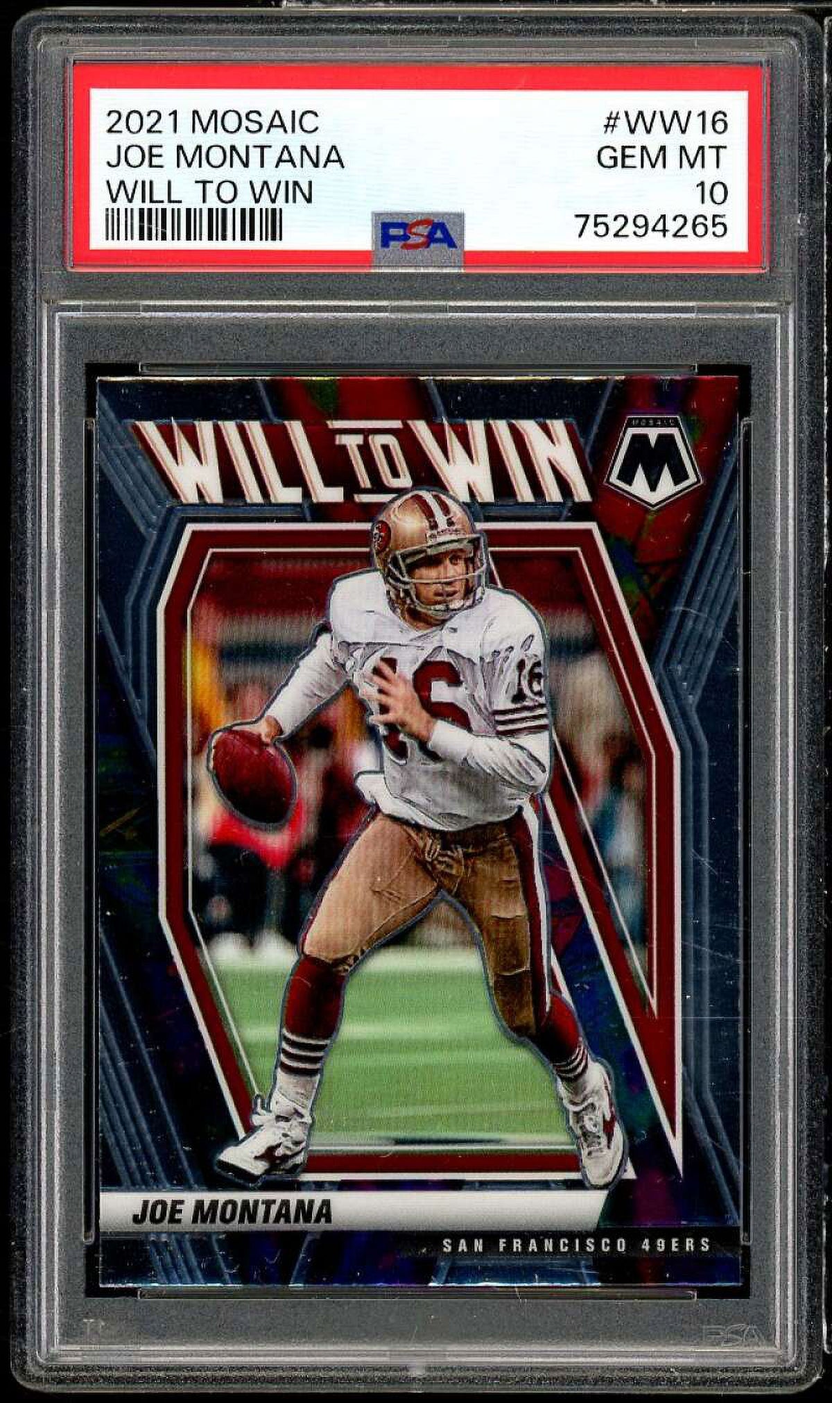 2021 Mosaic Card PSA 10 W353