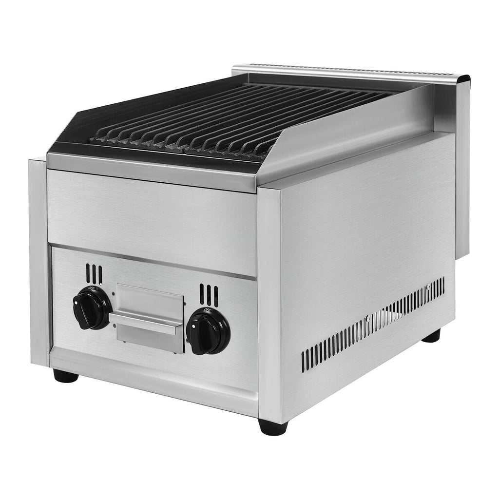 2 Burner Countertop Gas Charbroiler Grill Q808