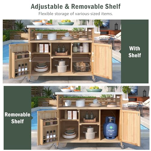 White Farmhouse Kitchen Island with Power Outlet, Drop Leaf, Spice Rack, Drawer, Rolling Cart on Wheels N521