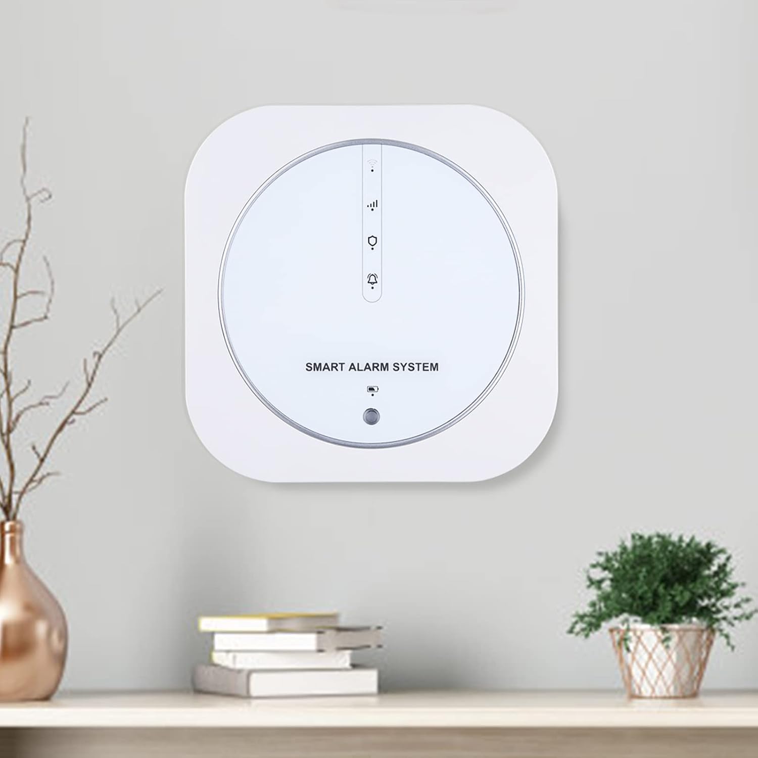 WiFi Door Alarm System, 8-Piece Kit with Hub Station, 5 Sensors, 2 Remotes Q303