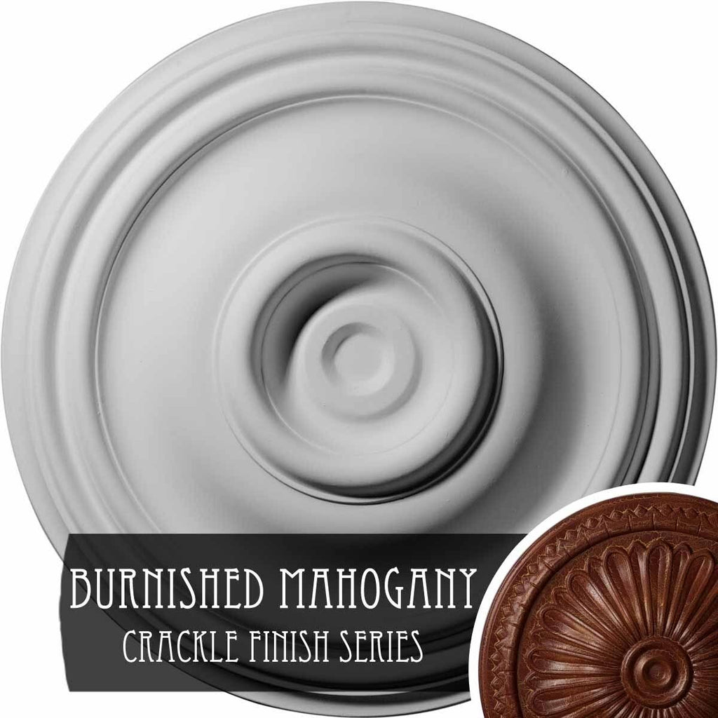 14 3/4x22OD x 1 3/4x22P Traditional Ceiling Medallion U530