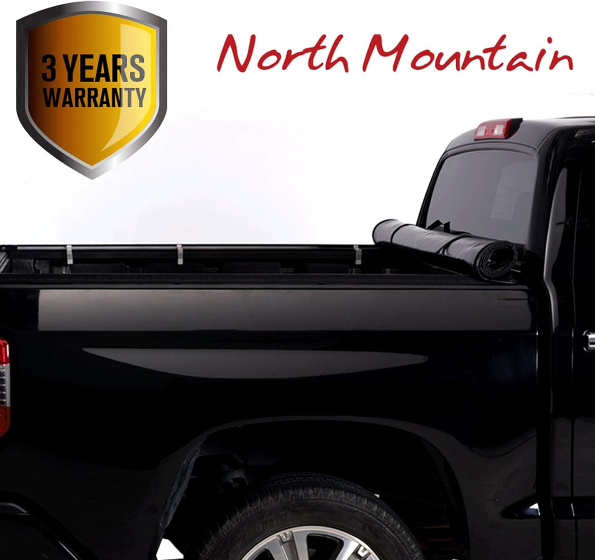 Soft Roll Up Tonneau Cover for 5.8ft Fleetside Bed Pickup L190