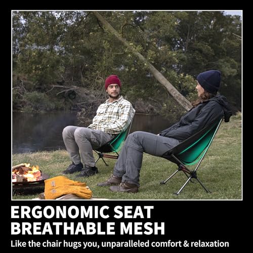 Ultralight Camping Chair with Anti-Sinking Feet R90549