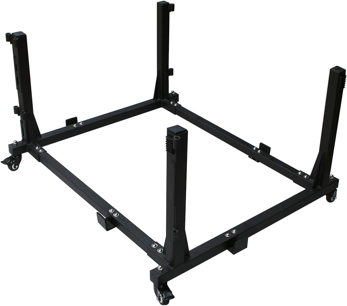 Movable 4 Door Hanger Cart Sliding Door Storage Rack M256
