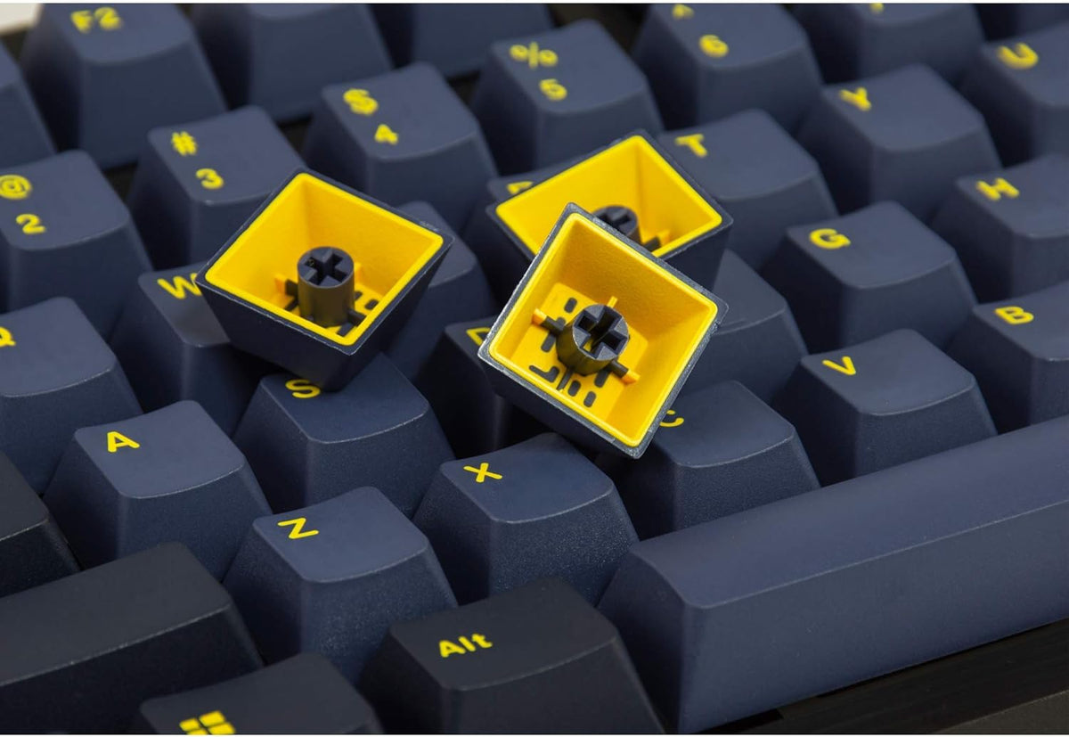 Glaze Blue Doubleshot PBT Keycaps, 108 Keys Plus Extra 11 Keys Set L40703