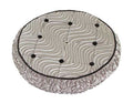Silver Velour Lowrider Bike Spare Tire Cover J446893