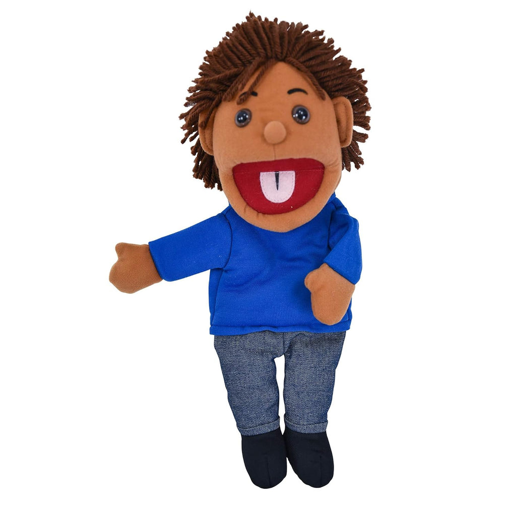 15 Ethnic Children Puppets with Movable Mouths, Set of 6 I642549