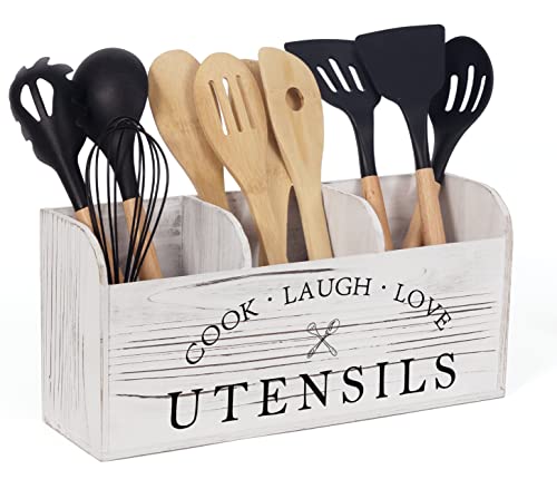 Wooden Utensil Holder F666