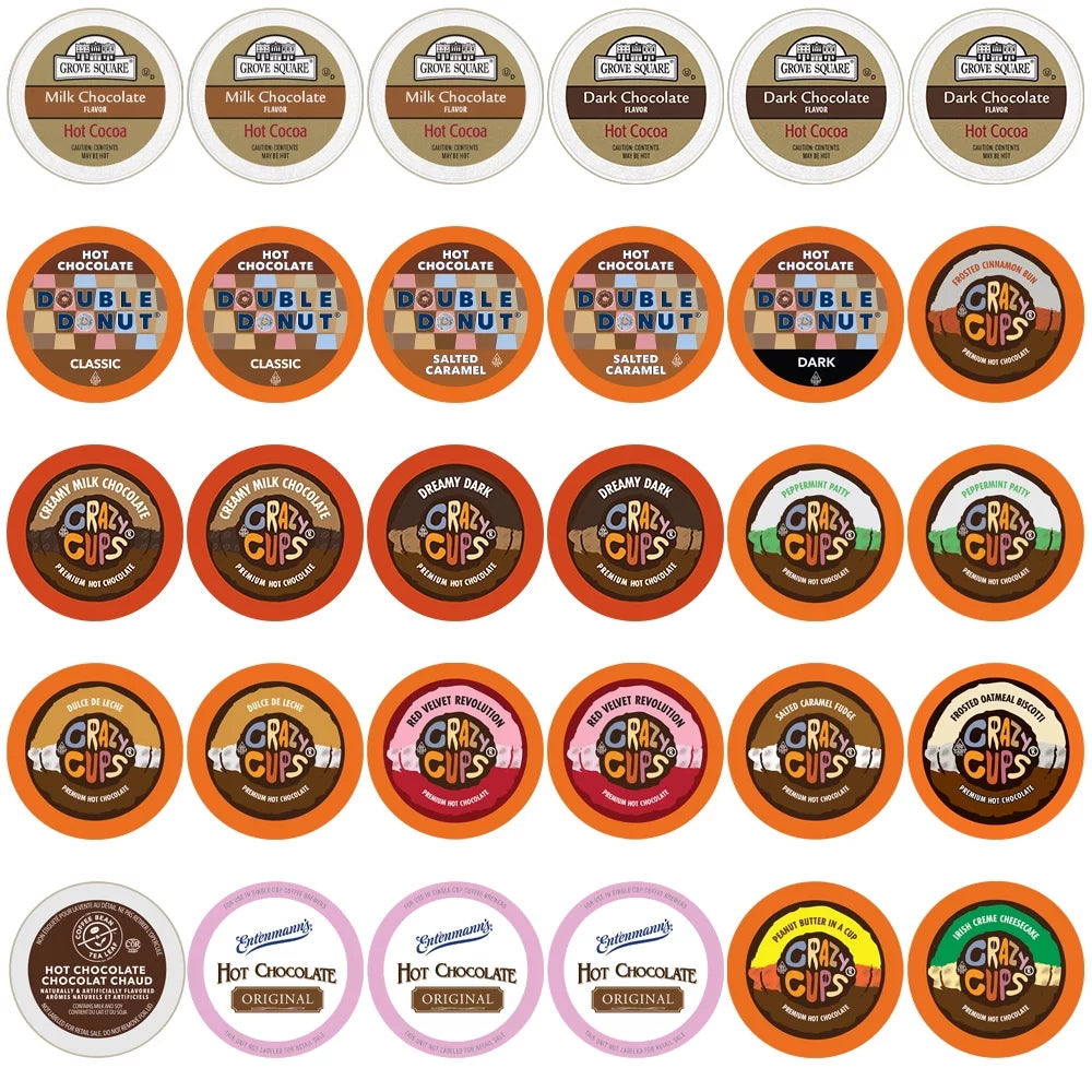 30 Ct Hot Cocoa Single Serve Cups A515