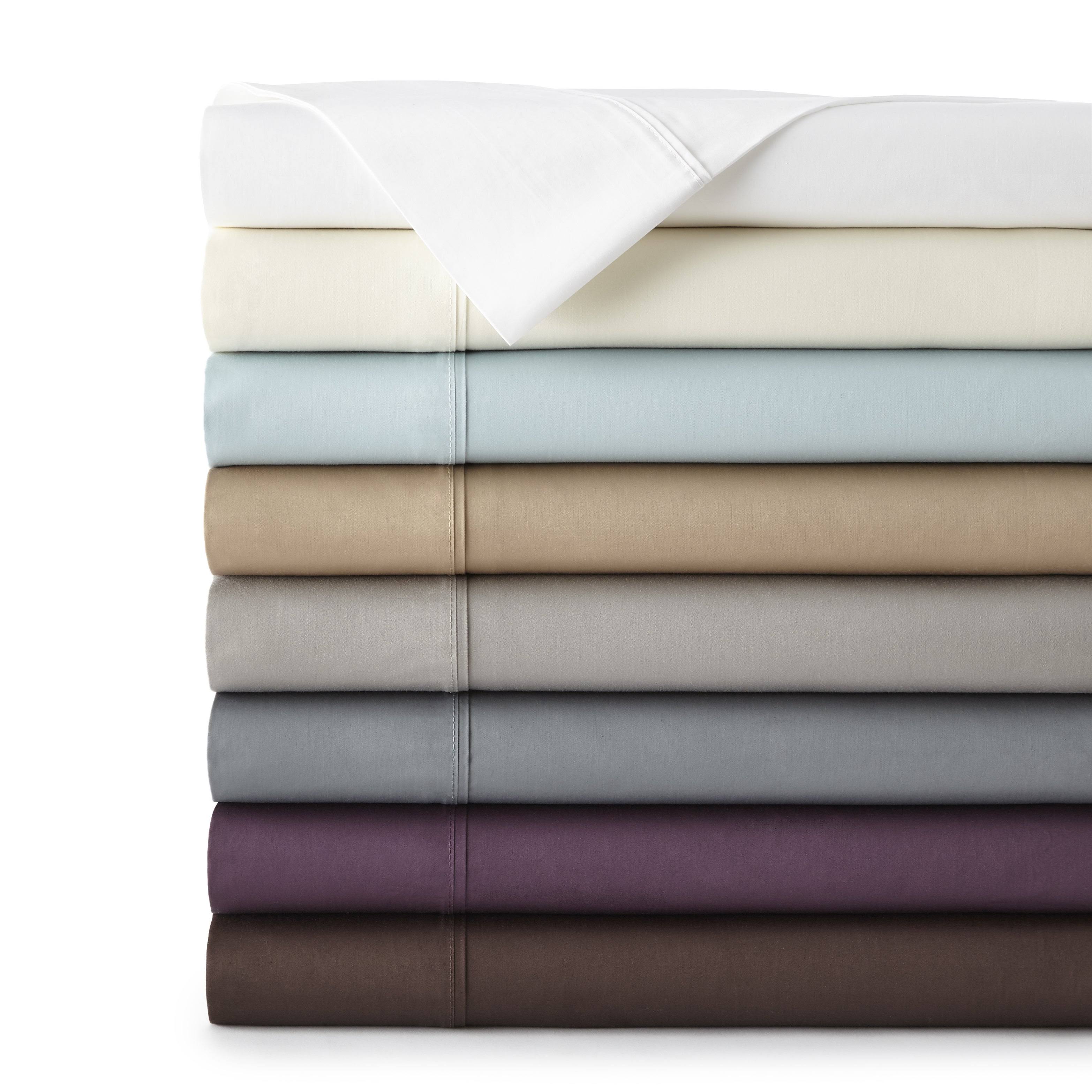 300 Thread Count Cotton Sateen Duvet Cover Set King / California King Steel Grey E68015