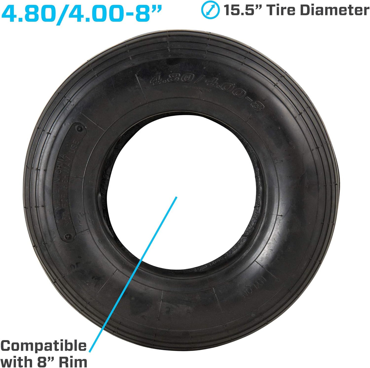 4.80/4.00-8" Pneumatic Tire T61701