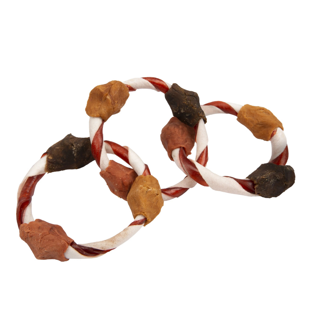 Triple Flavor Chew Rings 4 Count Dog Snack H115450