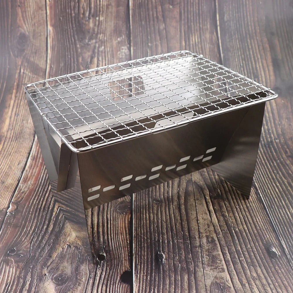 Stainless Steel Wood Burning Stove with Grill Plate G876