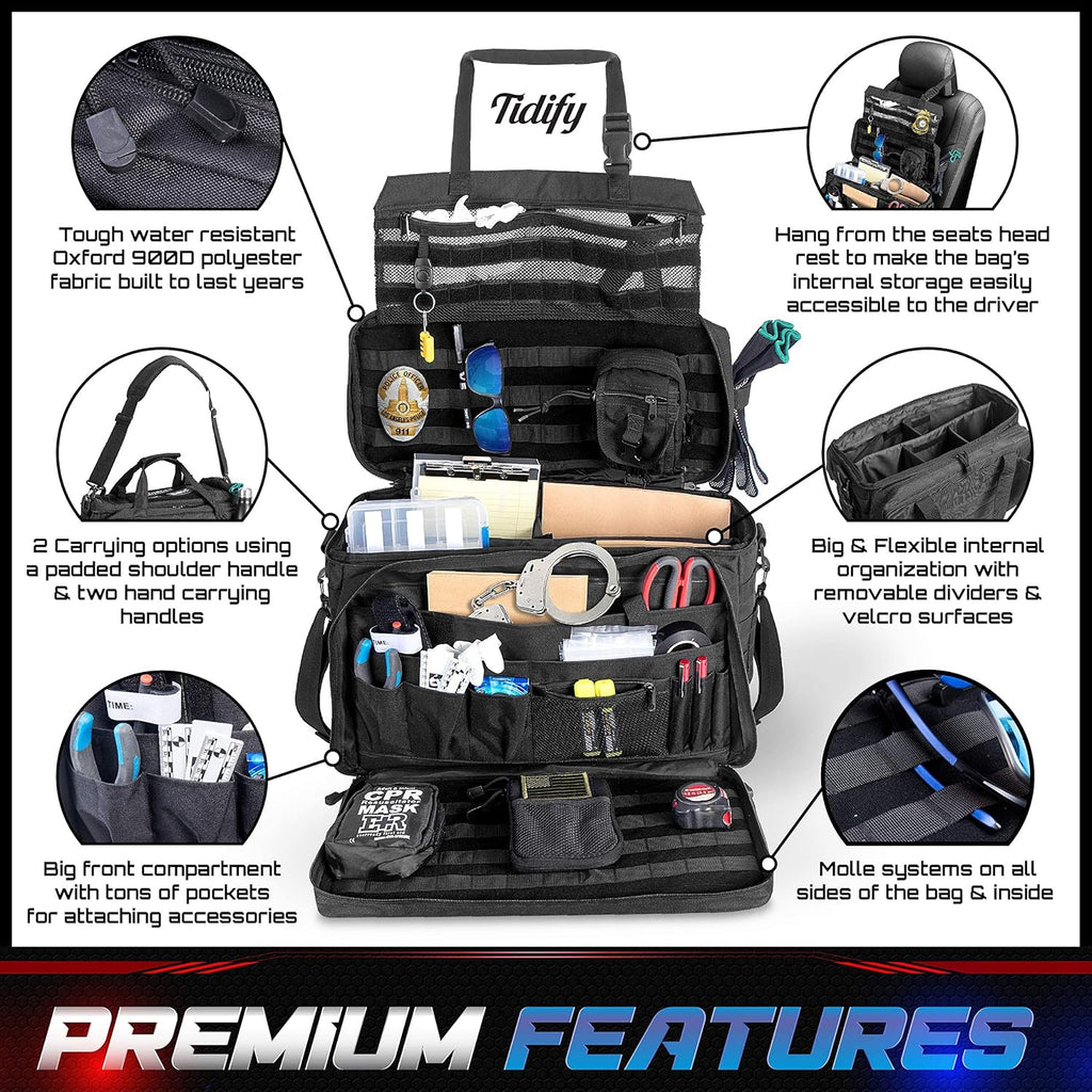 Heavy Duty Water Resistant Tactical Gear Bag with MOLLE Organizer L11225