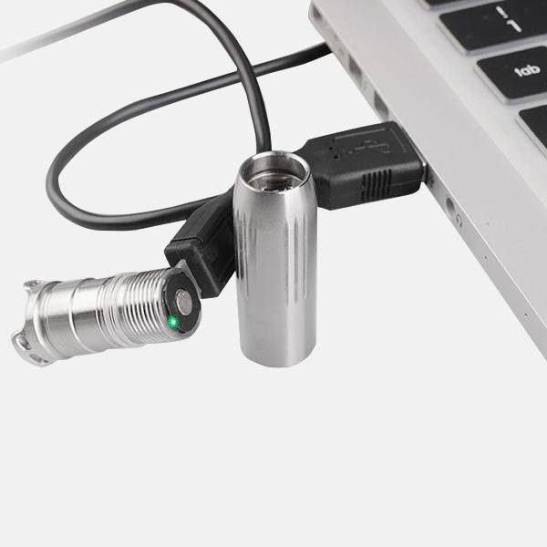 Titanium Mini Keychain Flashlight Y4295