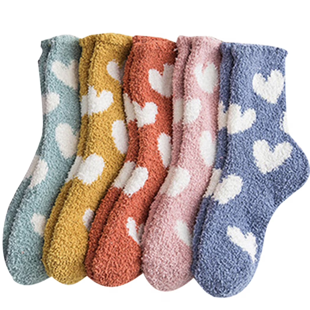 Women Crew Socks Slipper Socks D11590