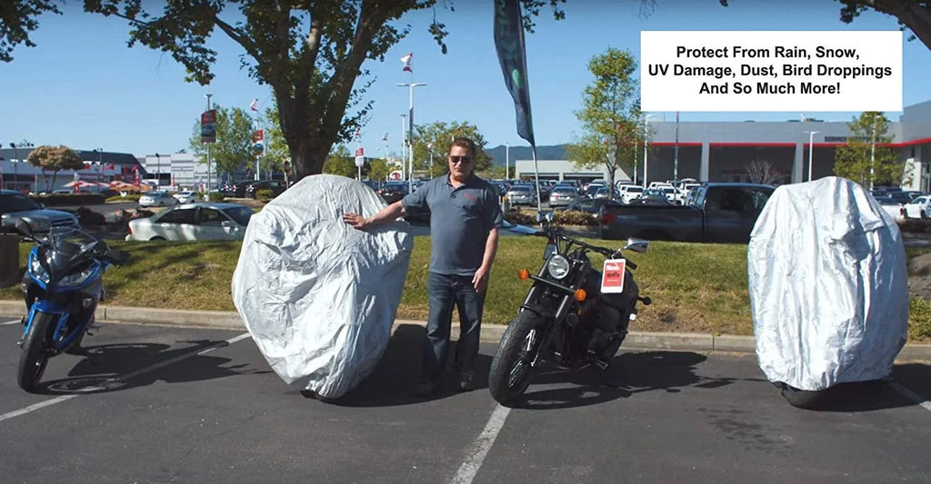 Scooter Cover with Reinforced Securing Straps and Storage Bag N198850