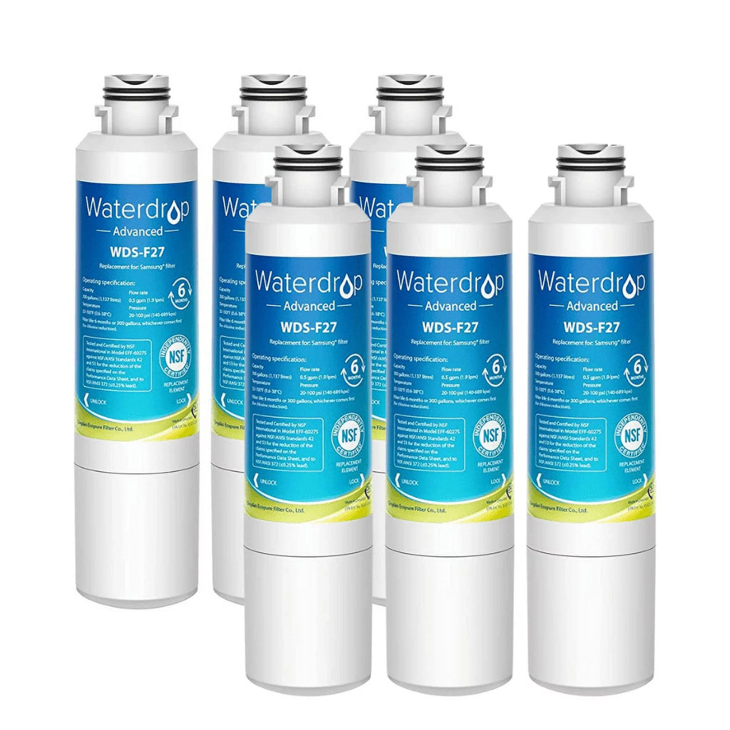 NSF 53&42 Certified Refrigerator Water Filter, 6 Filters T694
