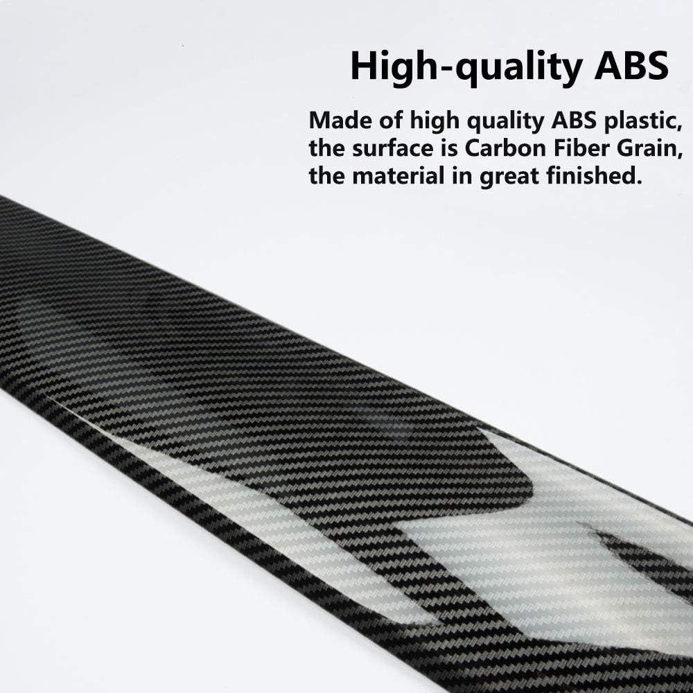 2Pcs Carbon Fiber Look Dashboard Panel Trim for Tesla Model 3 Model Y Z607
