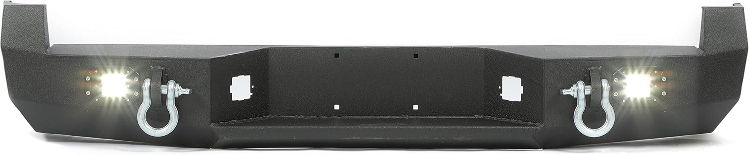 Rear Bumper Protector Steel with Led Lights H619240