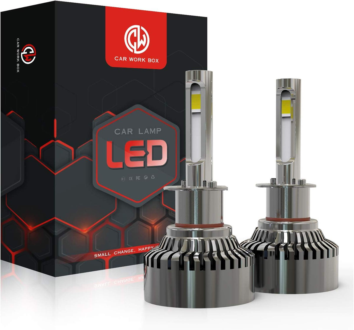 20000LM 120W 6000K LED Headlight Bulbs Pack of 2 Y6548