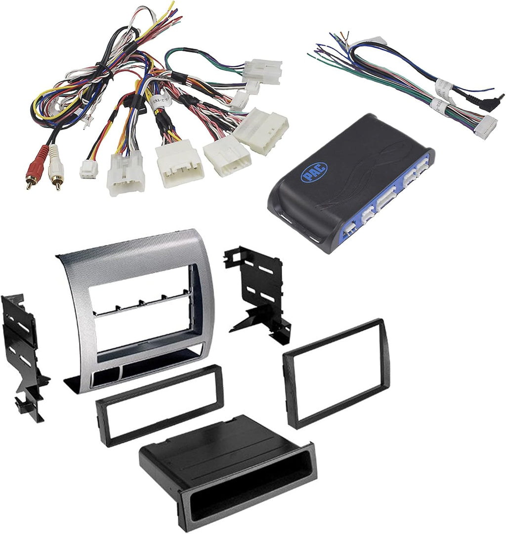Double or Single DIN Silver Install Package A472219