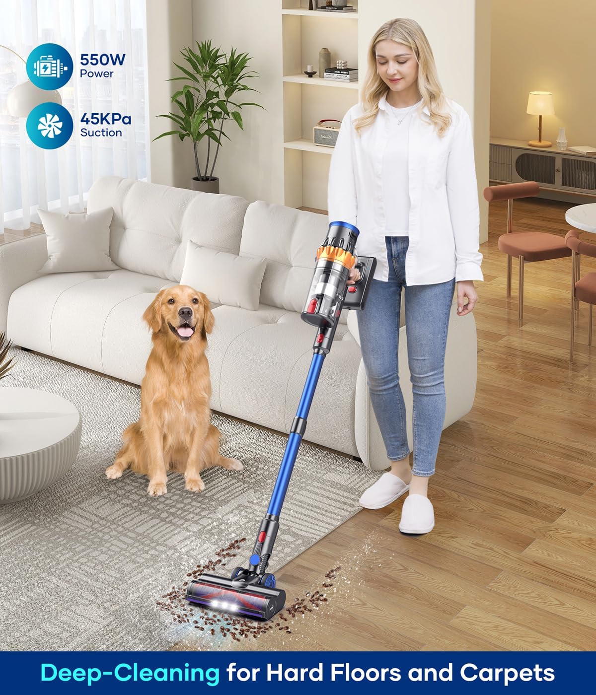 Cordless Stick Vacuum Cleaner with Touch Screen M12516