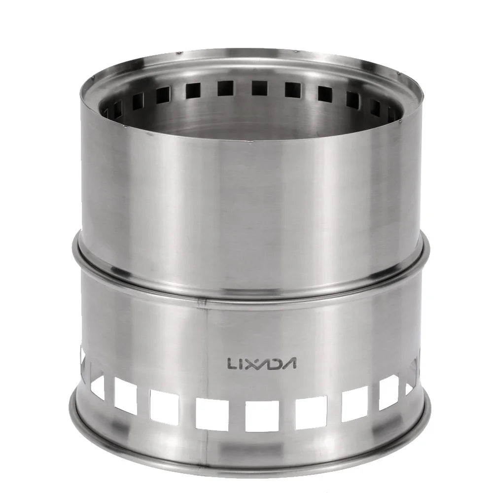 Stainless Steel Portable Wood Stove F100
