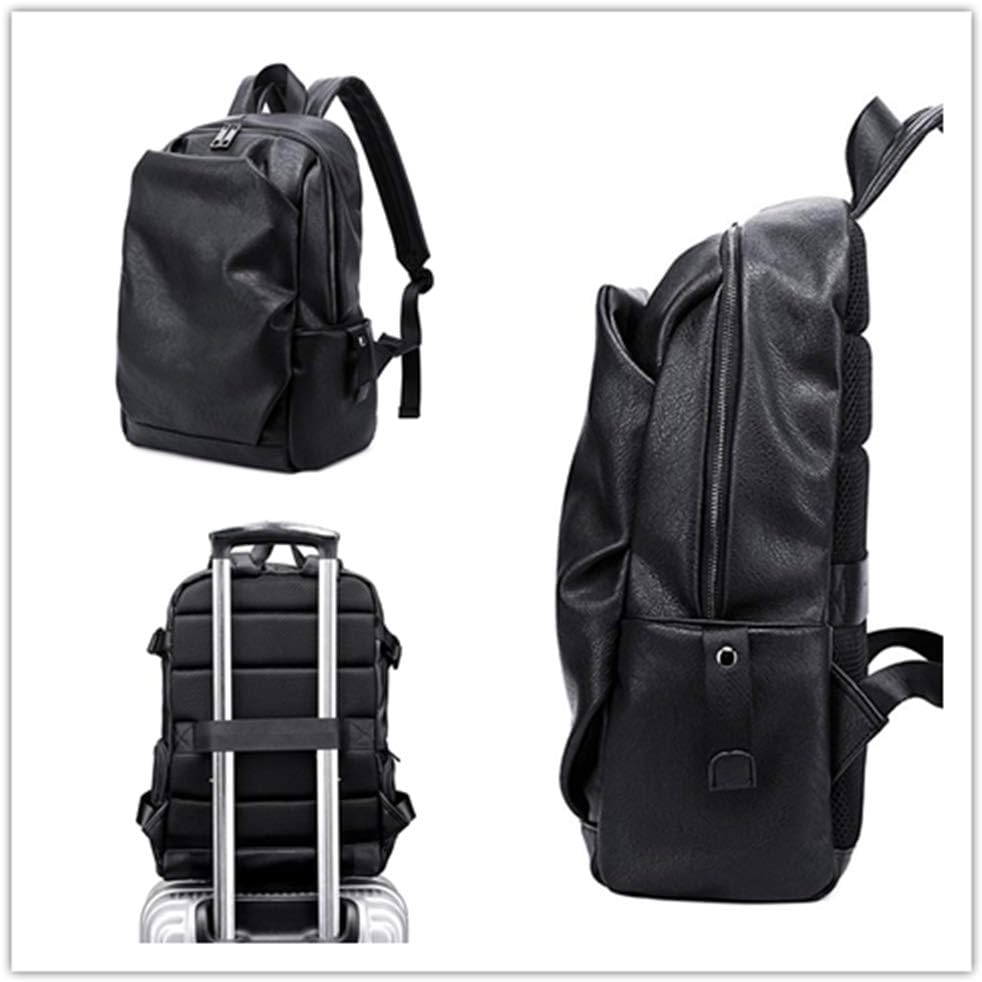 PU Leather Laptop Backpack Rucksack for 15.6 Laptop J7422