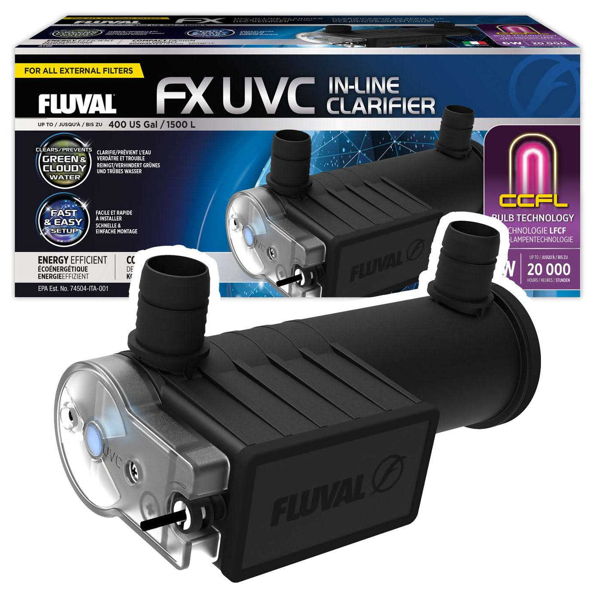 Fluval FX UVC In-Line Clarifier S707