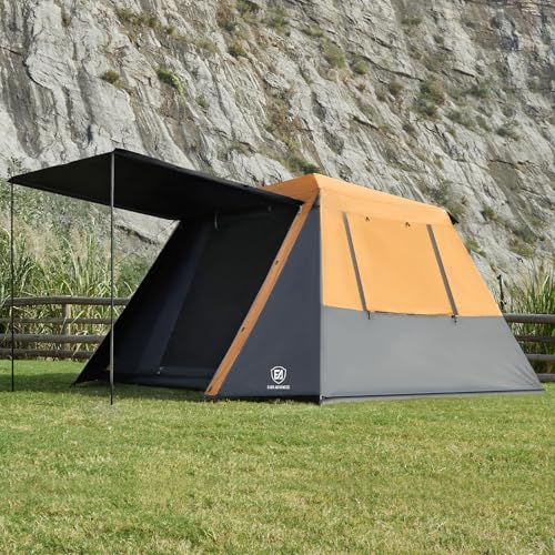 Blackout 6 Person Instant Cabin Tent with Vestibule and Large Mesh Windows N43854