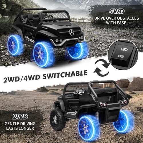 White 2 Seater 24V Battery Powered Ride On Truck C43895