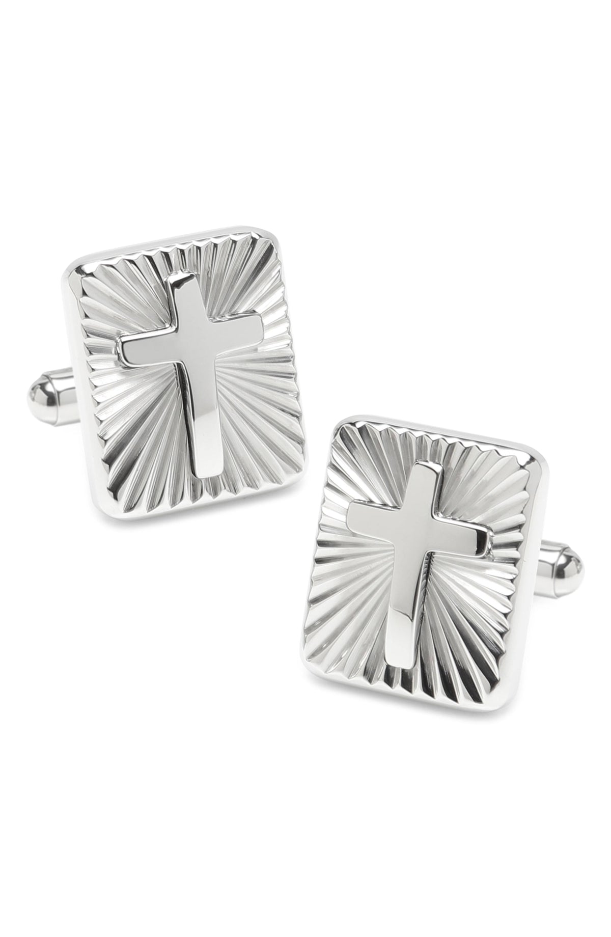 Silver Cross Cufflinks T5565