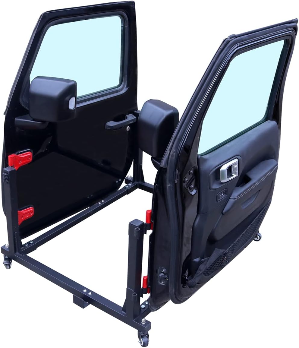 Movable 4 Door Hanger Cart Sliding Door Storage Rack M256