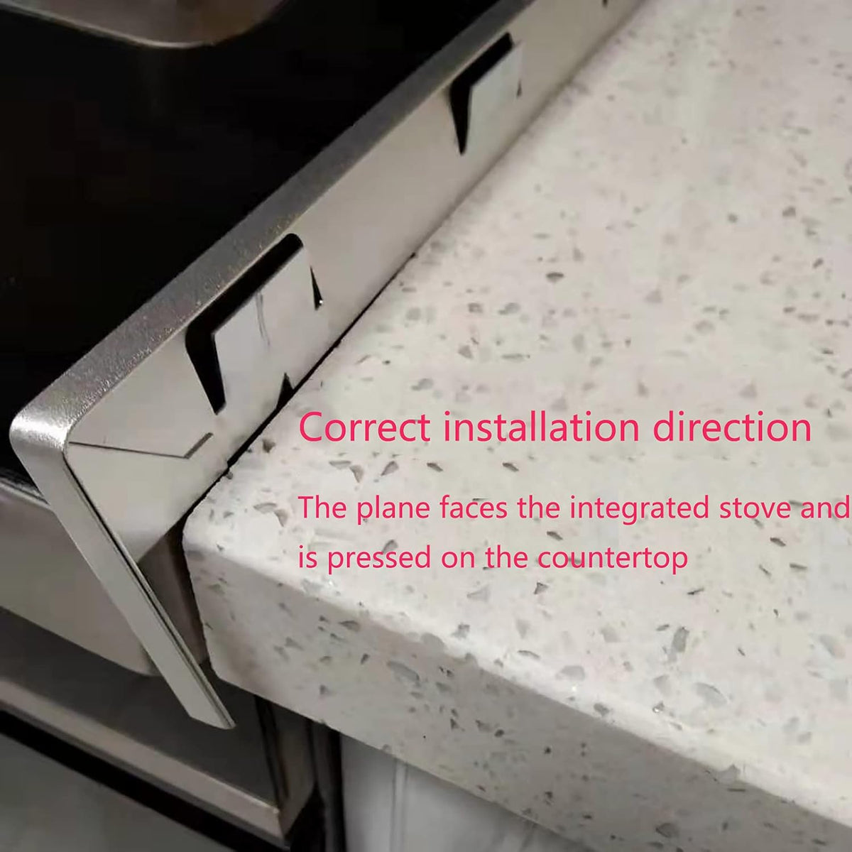 Stove Gap Covers Stainless Steel 25 Inch L11606