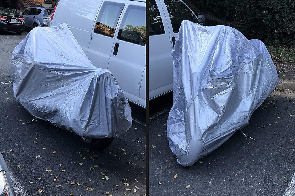 Scooter Cover with Reinforced Securing Straps and Storage Bag N198850