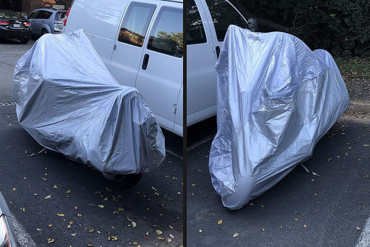 Scooter Cover with Reinforced Securing Straps and Storage Bag N198850