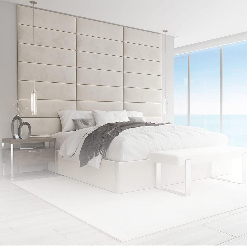Velvet Ivory King Set Of 4 Panels C69407