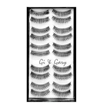 Black Fixe Eyelashes (10 pairs) N42569