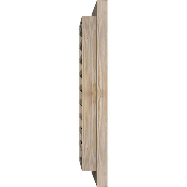 Unfinished Pine Gable Vent Q24627