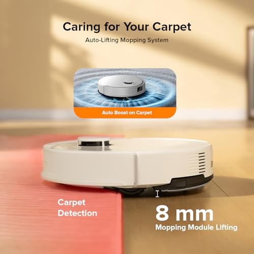 Robot Vacuum and Mop Cleaner, 5500Pa Suction, Lidar Navigation C842676