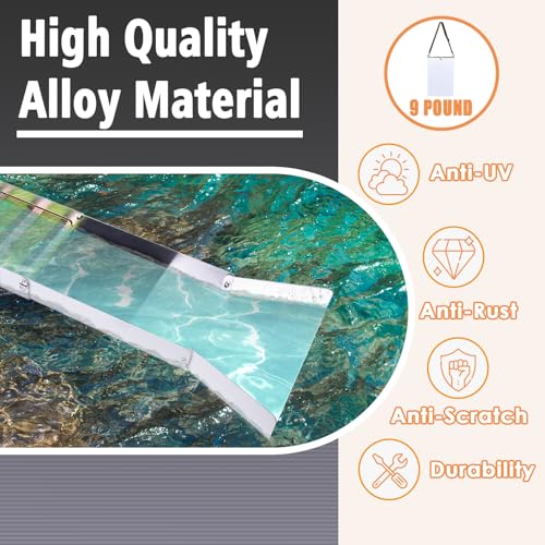 20pc Gold Panning Kit with Folding Sluice Box, Aluminum Alloy Mining Equipment Q5085