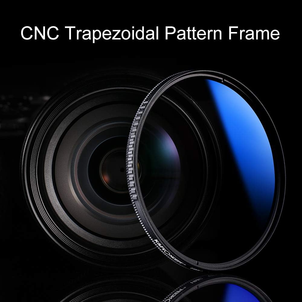 77mm Circular Polarizer Glass Filter Ultra-Slim, 18 Multi Layer Coatings, Pack of 2 C483