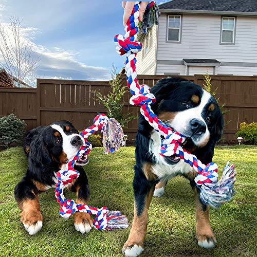 3.5 Feet Dog Rope Toys (4 Knots Double Rope) N892184