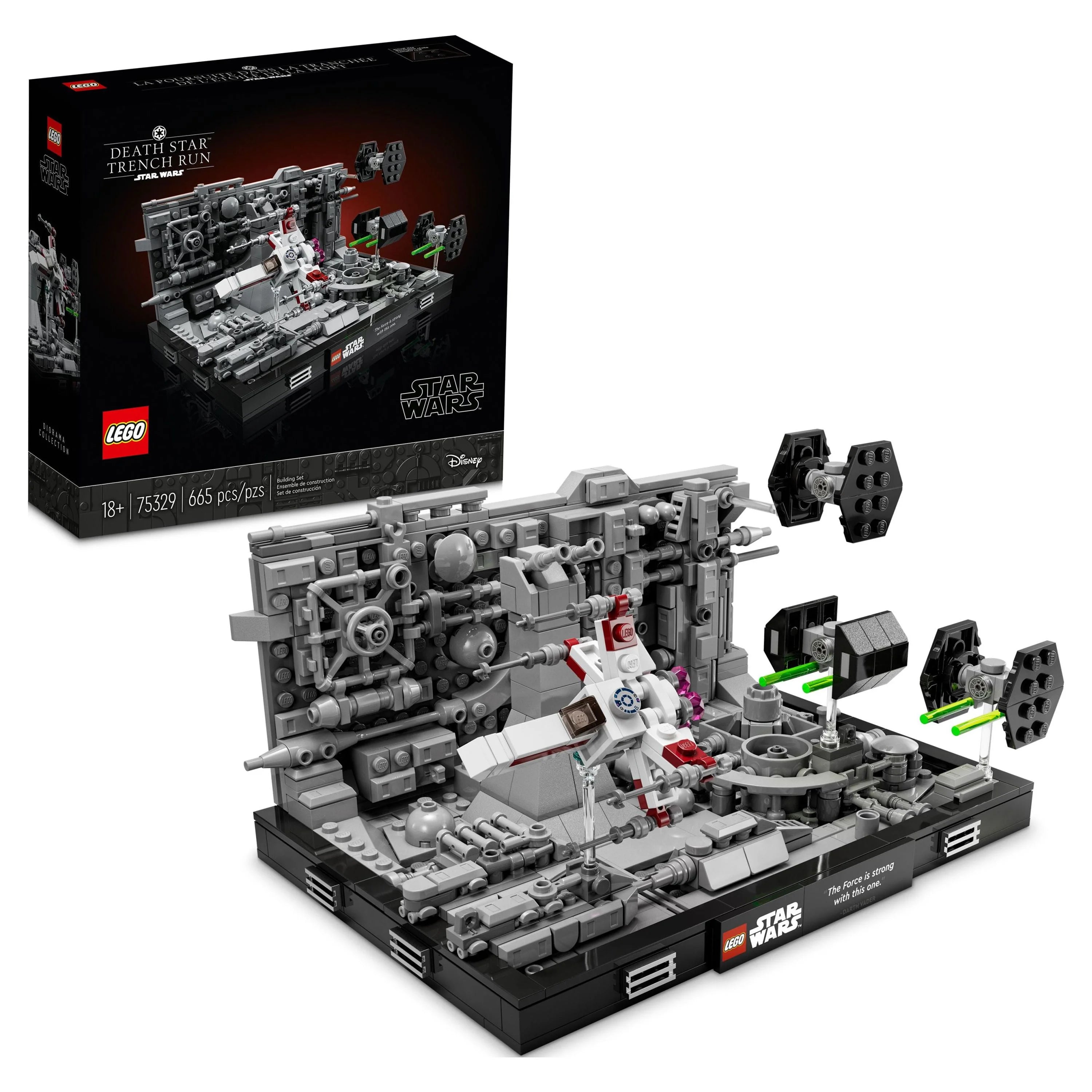LEGO Star Wars Death Star Trench Run Diorama 75329 Set I779
