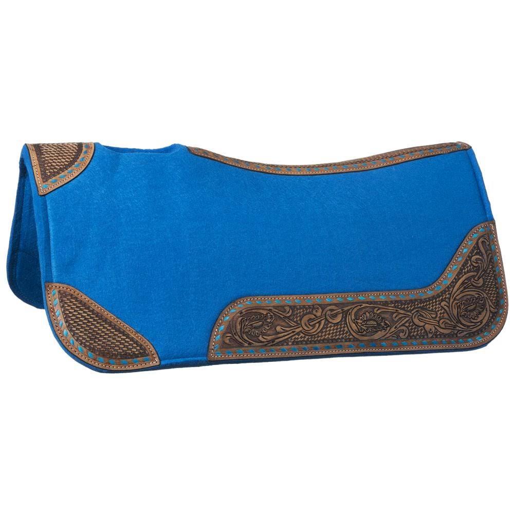 Black Buckstitch Barrel Saddle Pad P81102