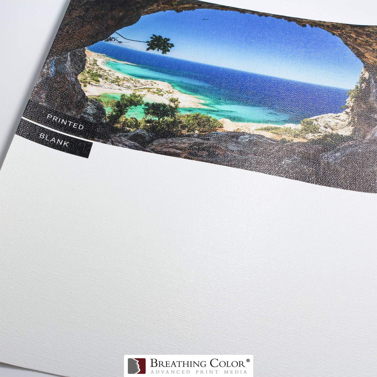 Crystalline Satin Bright White Poly-Cotton Inkjet Canvas 17in x 22in 25 Sheets F814