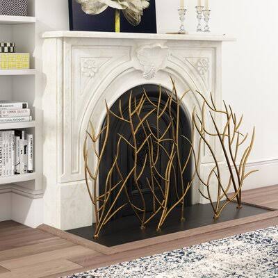 Iron Fireplace Screen Y629870